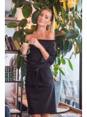 Rochie Neagra cu Decolteu Carmen 9773 - Magazin online - Boutique